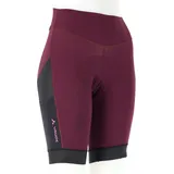 Vaude Kuro Tights Damen Bikeshort-Dunkel-Rot-40