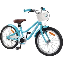vidaXL Kinderfahrrad 20 Zoll RH 0 cm Himmelblau/türkis