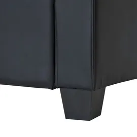 Mendler Sessel Lyon Kunstleder 2er 0 x 0 x 0 cm Schwarz