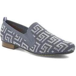 Blaue Ballerinas Rieker Schlupfschuhe, 40