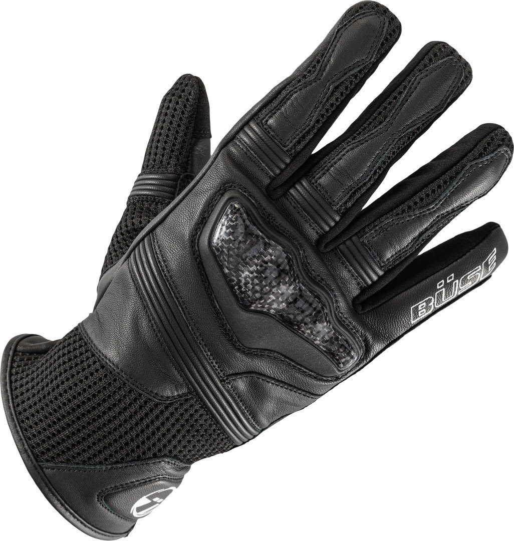 Büse Airflow Motorfiets handschoenen, zwart, 2XL