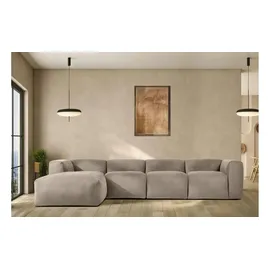 Konsimo Ecksofa Buffo ¦ beige ¦ Maße (cm): B: 365 H: 73