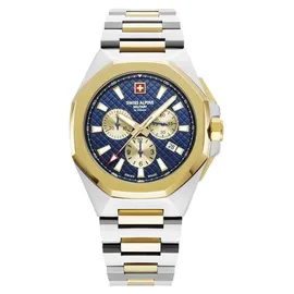 Swiss Alpine Military Typhoon Chrono Edelstahl 42 mm 7005.9145
