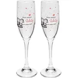 SHEEPWORLD Sektglas Set Motiv Schatz