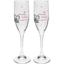 SHEEPWORLD Sektglas Set Motiv Schatz