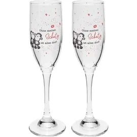 SHEEPWORLD Sektglas Set Motiv Schatz