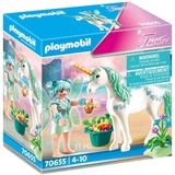 Playmobil Fairies Einhorn mit Fütter-Fee 70655