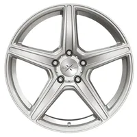 Axxion AX7 solid titanium silber matt Lakiert Alufelge 18 Zoll ET42 5x112 ML72.6