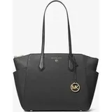 MK Shopper Marilyn Medium Aus Saffianleder - Schwarz - Michael Kors - ONE SIZE