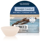 Yankee Candle Amber & Sandalwood Wax Melt Single Duftkerze