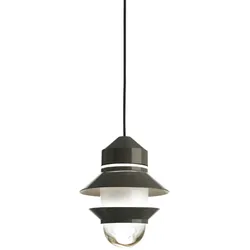 marset - Santorini Pendelleuchte Outdoor, Ø 21 cm, grau