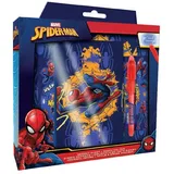 Spider-Man Tagebuch Set mit Schloss und Zauberstift