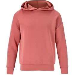 Kapuzensweatshirt ENDURANCE "Timmia", Kinder, Gr. 140, pink, 51% Polyester, 44% Modal, 5% Elasthan, unifarben, casual, normal, ohne Ausschnitt, Langarm, Sweatshirts, mit kuscheligem Komfort