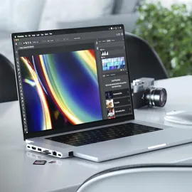 Satechi Pro Hub Mini USB-C 5 Ports), Dockingstation + USB Hub, Silber