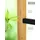 holz4home Getränkekistenregal 56 x 32 x 153 cm Braun/Schwarz
