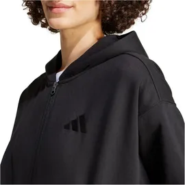 adidas All SZN Fleece Kapuzen-Sweatjacke Damen IX3809 - black XXS
