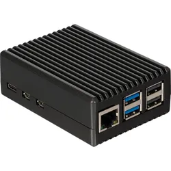 Raspberry Pi Pi RB-ALUCASEP5-08, Hülle, Raspberry Pi 5, Raspberry Pi, Schwarz, A