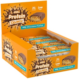 Applied Nutrition Protein Crunch Bar, Milk Chocolate Peanut - 12 x 65g