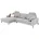 Eckcouch Polyester 2-Sitzer