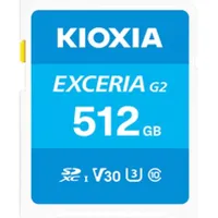 KIOXIA Exceria G2 SD Card 512GB (512 GB, microSDXC,