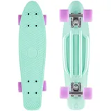 Star-Skateboard Kicktail grün