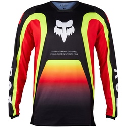 FOX 180 Ballast Motocross Jersey, schwarz-rot, Größe L für Männer