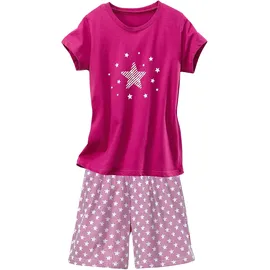 PETITE FLEUR Pyjama Lila/Weiß 170/176