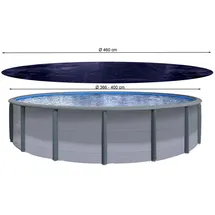 Quick Star Poolabdeckung Rund schwarz 460 cm