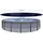 Quick Star Poolabdeckung Rund schwarz 460 cm