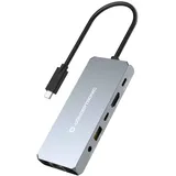 Conceptronic DONN22G 6-in-1 USB4 Dockingstation 40Gbps 8K 60Hz HDMI 2.5GbE