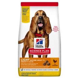 Hill's Mature Adult 7+ Light Medium Huhn Hundefutter 14 kg