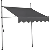 Garden Pleasure Klemmmarkise 309 cm x 230 cm x 150 cm Anthrazit