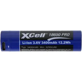 XCell 18650 Li-Ion Akku 3400 mAh 1 St.