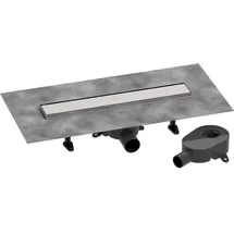 Hansgrohe RainDrain Go Komplettset Duschrinne 500 rückseitig befliesbar für Standard-/flache Installation, 56270800 rücks.beflies.Stand./flache Instal.BST