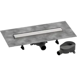 Hansgrohe RainDrain Go Komplettset Duschrinne 500 rückseitig befliesbar für Standard-/flache Installation, 56270800 rücks.beflies.Stand./flache Instal.BST