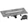 Hansgrohe RainDrain Go Komplettset Duschrinne 500 rückseitig befliesbar für Standard-/flache Installation, 56270800 rücks.beflies.Stand./flache Instal.BST
