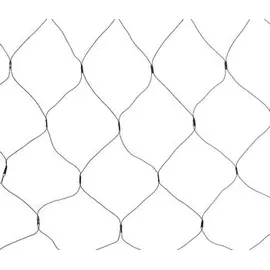 Dehner LED-Lichternetz, 100 LEDs, warmweiß, ca. B200/H200 cm, Grün