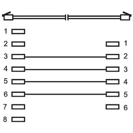 goobay 68530 Modularanschlusskabel, 3 m,