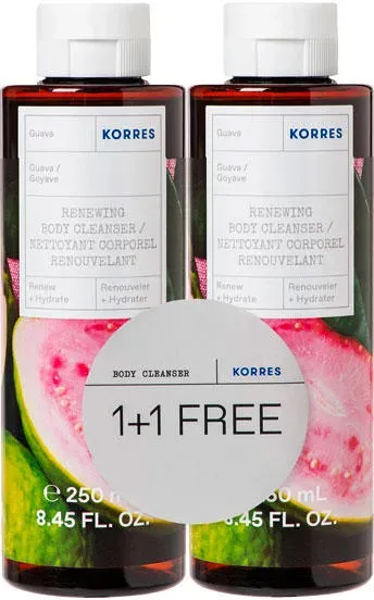 KORRES Guava Body Cleanser Set 2 x 250 ml