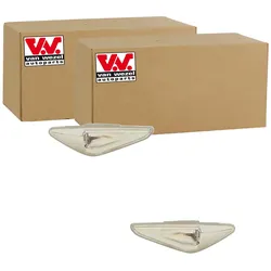 2x Van Wezel Blinkleuchte Blinker Weiß Seitlicher Einbau Vorne Passend Für Bmw: Blinkleuchte Abakus: 4441412lae Ae Toplight: 711005 Ae Toplight: 71100