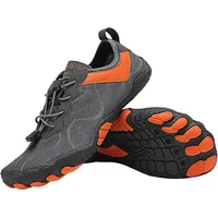 Freiluftkind Das Original – Kokoda rutschfeste Barfußschuhe (Dunkelgrau/Größe EU 48) – Der perfekte Barfußschuh für Dein Abenteuer – Barfusslaufschuhe Barfuss Schuhe Barefoot Shoes - 48 EU