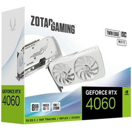 Zotac GeForce RTX 4060 Twin Edge OC White Edition 8 GB GDDR6 ZT-D40600Q-10M