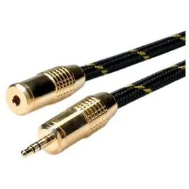 Roline Audioverlängerungskabel 3,5mm-Klinken-Stecker / 3,5mm-Klinken-Buchse 5,0m (11.09.4755)