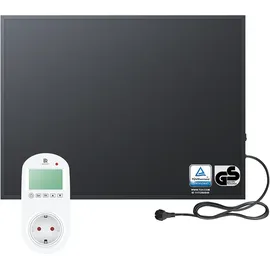 bringer-germany Bringer Infrarotheizung - 1200 (BRIH1200) / BRTF: Funk Thermostat und Fernbedienung / Schwarz