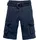 Kidsworld Shorts KIDSWORLD "2tgl. Bermudas mit Gürtel", Mädchen, Gr. 158, N-Gr, blau (marine), Web, Obermaterial: 100% Baumwolle, unifarben, Basic, bequem kniebedeckend, Hosen Shorts, mit Textilgürtel für Jungen, Topseller