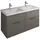 Burgbad Eqio Schrank mit Keramik-Waschtisch, 4 Auszüge, SEYT123F2010C0001G0200,