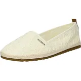 Tom Tailor Damen 7490090015 flacher Slipper, cream 38 - 38