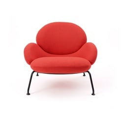 Softline Sessel Baixa rot, Designer busk+hertzog, 71x85x86 cm