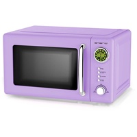 Mikrowelle Retro Design Emerio MW-112141.4 Lila / Purple / Violett
