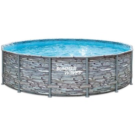Summer Waves Elite Frame Pool Steinoptik 427x107cm
